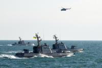 ВМС Украины провели в Черном море тактические учения с привлечением авиации