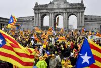 В Брюсселе 45 тыс. человек вышли на марш в поддержку Каталонии
