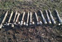 В Донецкой области пограничники нашли тайник с российскими боеприпасами