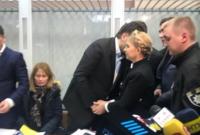 Тимошенко прибыла в суд к Саакашвили