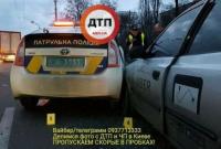 В Uber прокомментировали ДТП с такси и автомобилем патрульных в Киеве