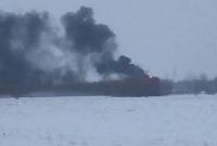 ГСЧС сообщила подробности пожара на нефтебазе БРСМ под Васильковом