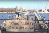 Мост, который в Николаеве оторвался от берега, уже починили