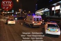Погоня и ДТП в Киеве: водитель на Mercedes протаранил пять автомобилей