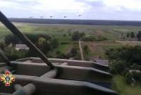 "Крылатая пехота": Генштаб показал тактические учения десантников (видео)