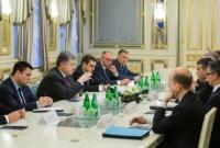 П.Порошенко провел первую встречу с Министром иностранных дел ФРГ