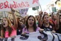 Испанские студенты и преподаватели устроили митинг против образовательной реформы