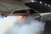 Rolls-Royce Ghost испытали на дрэговой прямой (видео)