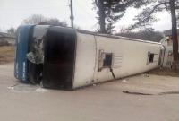 В Ивано-Франковской области перевернулся автобус с паломниками, есть пострадавшие