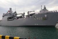 В порт Одессы зашел корабль ВМС Турции