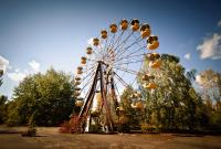 В Припяти туристы запустили колесо обозрения (видео)