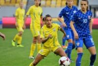 Женская футбольная сборная Украины провела первый матч отбора к КС-2019