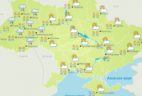 Сегодня на западе Украины грозовые дожди