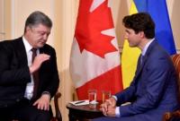 Порошенко провел переговоры с премьер-министром Канады