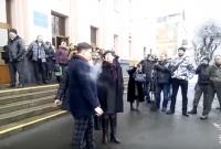 Савченко не пустили на оружейный завод в Виннице (видео)