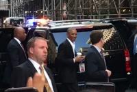Б.Обама на улицах Нью-Йорка вызвал фурор и сорвал аплодисменты