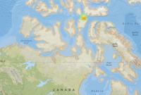 У берегов Канады произошло землетрясение магнитудой 5,8