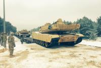 В Польшу начали прибывать американские танки