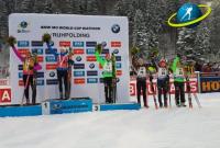 Биатлонистка К.Макаряйнен триумфовала в спринтерской гонке на этапе Кубка мира