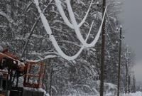 Снегопады оставили без электричества 24 населенных пункта на Закарпатье