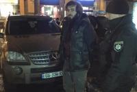 В центре Киева вооруженные "чеченские разведчики" катались на Mercedes (видео)