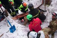 В Италии выросло количество спасенных из отеля, попавшего под снежную лавину