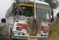 В Индии столкнулись грузовик и школьный автобус, погибли десятки детей