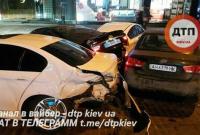 Пьяный водитель разбил четыре авто в центре Киева