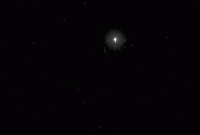 NASA опубликовало фото луны в марсианском небе