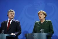 Порошенко и Меркель договорились придать новую динамику мирному урегулированию на Донбассе