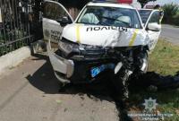 На Закарпатье автомобиль патрульной полиции попал в ДТП