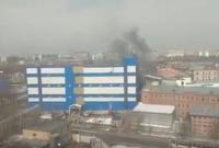 В Москве горит ТЦ "Персей для детей", есть пострадавшие (видео)