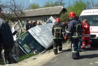 В Ивано-Франковской области перевернулся рейсовый автобус, один пассажир погиб