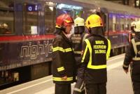 В Австрии на ж/д вокзале столкнулись поезда, есть пострадавшие (видео)