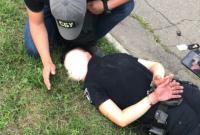 В Киеве на взятке задержали сотрудника патрульной полиции