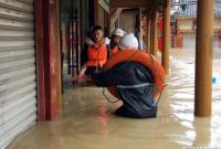 Сильные дожди затопили северо-запад Китая