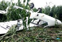 В Сумской области разбился самолет, пилот погиб