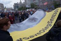 В Москве на митинге против репрессий и произвола поддержали Сенцова и других политзаключенных