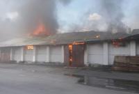 В Жмеринке на территории элеватора произошел пожар