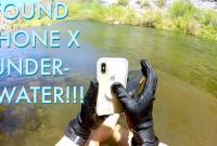 iPhone X выжил после двух недель на дне реки (видео)