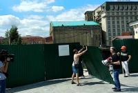 Музей на Почтовой: активисты сняли ворота застройщика и готовят палатки