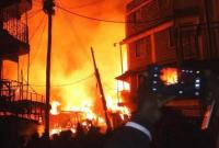 При пожаре на рынке в столице Кении погибли 15 человек