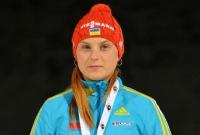 Украинская биатлонистка выиграла серебро на юниорском чемпионате мира