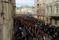 Во Львове состоялось многотысячное молитвенное шествие