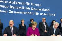 В Германии социал-демократы и консерваторы подписали коалиционное соглашение