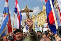 Тысячи хорватов вышли на протест против "третьего пола"