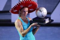 Цуренко второй раз подряд завоевала титул победительницы турнира в Акапулько
