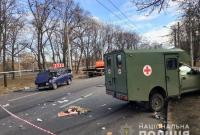 В Харькове санитарный автомобиль попал в ДТП: есть пострадавшие