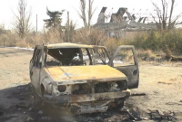 Под Донецком боевики уничтожили авто ВСУ