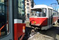В Харькове две женщины пострадали из-за столкновения трамваев